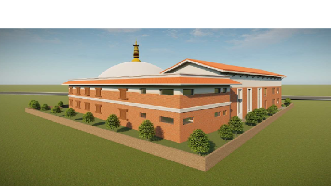 Building rear and side elevation